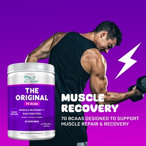 Polvere di Aminoacidi a Catena Ramificata (<span class=keywords><strong>BCAA</strong></span>) all'Ingrosso, Integratore Energetico Pre-Allenamento per Recupero Muscolare e Crescita Magra - Product Image 4