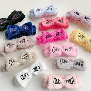 Diademas de pelo de diseñador <span class=keywords><strong>para</strong></span> mujer y niña, bandana con lazo de piel sintética, banda <span class=keywords><strong>para</strong></span> el pelo de Omg, accesorios <span class=keywords><strong>para</strong></span> el cabello, banda <span class=keywords><strong>para</strong></span> Spa - Product Image 4
