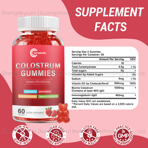 Oem bovine קולוסטרום & ויטמין D3 נטול סוכר לחות & תוספי בריאות מעיים למבוגרים שיער עור & תמיכה נפיחות - Product Image 2