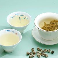 Thé vert en vrac, meilleure chinoise, feuilles de perle de jasmin minceur pekoe