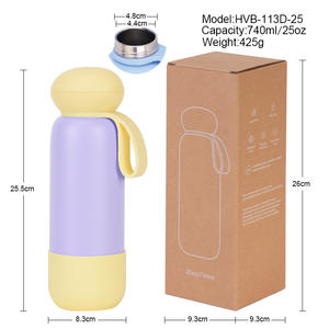 กระติก<span class=keywords><strong>น</strong></span>้ำสุญญากาศสแตนเลส 304 ขนาดใหญ่ 25 ออ<span class=keywords><strong>น</strong></span>ซ์  แบบพกพา  มีหูหิ้ว  สีตัดกัน - Product Image 5