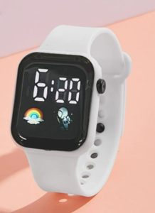 Rainbow Neue elektronische LED-Uhr für Studenten Mode Einfache digitale Sport uhr für Kinder uhren - Product Image 3