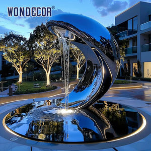 <span class=keywords><strong>Merveilles</strong></span> vente chaude conception personnalisée taille réaliste abstrait géométrique polyèdre super-héros atterrissage Sculpture en acier inoxydable - Product Image 6