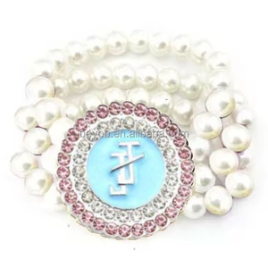 Spilla da bavero in smalto rosa e blu Jack and Jill of America Inc. 1938, gioiello per sororità femminile, amicizia, maternità, Sistermom - Product Image 5
