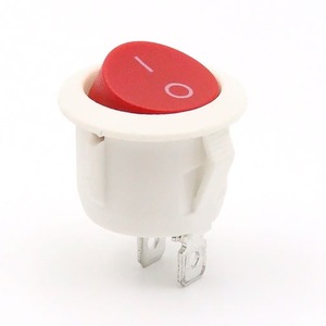 KCD1 소형 보트형 로커 스위치 20MM 원형 버튼 10A 250V 4핀 3핀 2핀 다중 기어 - Product Image 3