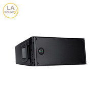 LA SOUNDX HDL20-A Enceinte Line Array Active Double 10 Pouces 1400W de Puissance Maximale 135dB Système de Sonorisation Professionnel pour Tournées