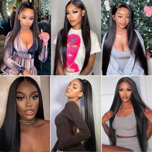 Lots de Cheveux Humains Indiens Lisses 12A Pas Chers, 100% Cheveux Humains Bruts, Offres de 3 Lots, Tissage de Cheveux Naturels, Extensions de Cheveux Naturels - Product Image 6