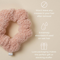 Serviette chouchou séchante pour cheveux pour femmes, douce, épaisse, anti-frisottis, sans casse, absorbante, qui réduit le temps de séchage