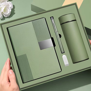 Set de Regalo Corporativo Personalizado 2026, Taza de Vacío de Cuero PU de Lujo y Cuaderno, Kits Ejecutivos de Negocios, Regalo Conmemorativo - Product Image 1