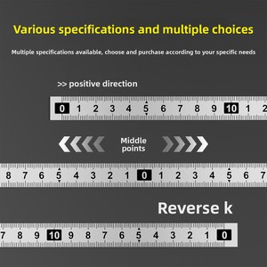 Regla de Acero Inoxidable Autoadhesiva con Adhesivo <span class=keywords><strong>en</strong></span> la Parte Posterior, Regla Personalizable para Sierra de Mesa - Product Image 3