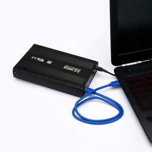 Boîtier de disque dur SATA en aluminium USB 3.0 de 3,5 pouces de marque OEM avec adaptateur d'alimentation 12V1A pour une utilisation sur ordinateur de bureau <span class=keywords><strong>à</strong></span> la maison ou au bureau - Product Image 5