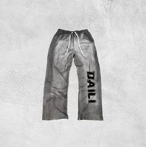 OEM fabricante personalizado doble cintura cordón bordado 100% algodón ecológico transpirable deportes Pantalones rectos de los hombres - Product Image 3