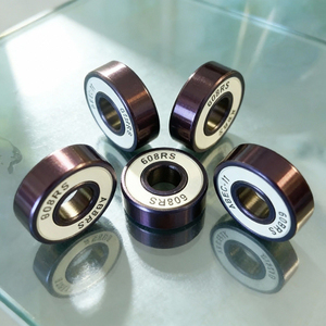 Roulements de skateboard hybrides en céramique colorés 608ZZ 8*22*7 mm ABEC-11 pour skateboard professionnel, longboard, logo personnalisé - Product Image 2