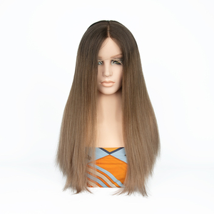 Customized High Quality Highlight <b>Blonde</b> Lace Top Jewish <b>Wig</b> Silk Closure 100% European Virgin Hair Kosher Invisible Knots - Product Image 4