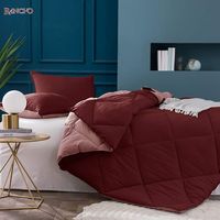 Juego de ropa de cama suave y gruesa, edredón liso de alta calidad, gran oferta, de fábrica, nuevo diseño