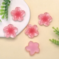 Fleurs de frangipanier plates en résine de 25 mm pour scrapbooking, décoration de téléphone, nœuds pour cheveux, bijoux, artisanat, breloques pour slime, 100 pièces