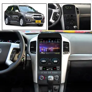 Tesla tarzı Android 11 araba radyo için Chevrolet Captiva 2008-2012 araba multimedya oynatıcı kablosuz Carplay 4G