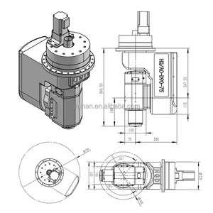 อะไหล่เครื่องเราเตอร์ซีเอ็นซีแบบหมุนได้หลายหัว รุ่น HQD HQ/AC-D90-75 คุณภาพสูง สำหรับมอเตอร์เครื่องแกะสลักซีเอ็นซี - Product Image 6