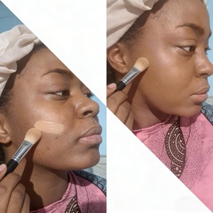 Fond de teint vegan de haute qualité pour femmes noires à peau foncée, fond de teint crème personnalisé, marque privée - Product Image 2