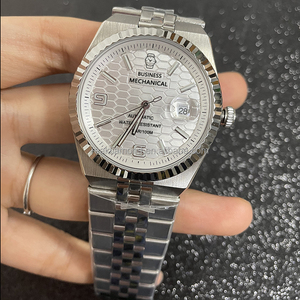 Reloj de Buceo Mecánico Automático de Lujo para Hombre 2025, Acero Inoxidable 904L, Esfera con Indicadores Luminosos, Calendario - Product Image 6