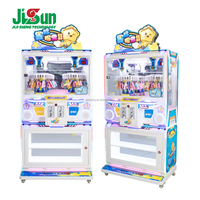 Machine de jeu à attraper les prix d'intérieur, thème Étoile Bleue, éclairage LED, à monnayeur, petit jeu de cadeaux pour centre de divertissement