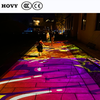 Lámpara de Proyección Interactiva HOVY con Software/Sistema, Atracción Nocturna, Juego de Proyección Interactiva para Piso/Suelo