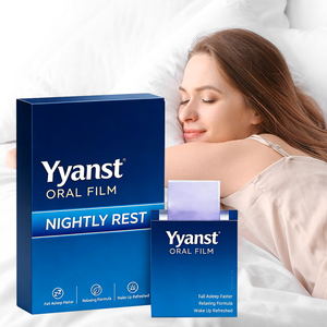 OEM/ODM Tiras Orales de Melatonina para Adultos, Sin Gluten, Favorecen el Sueño Rápido, Equilibran el Estado de Ánimo, Suplemento Dietético Personalizado - Product Image 1