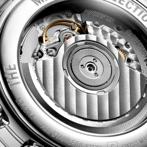 Round <b>Chronograph</b> <b>Automatic</b> Mechanical Watch with Arabic Numeral Dial and Stainless Steel Bracelet Longinesing - Product Image 5
