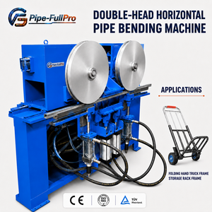Equipment Hydraulic Pipe Bending Machine Double Head Tube Bender for Fitness Frame Weight Bench Steel Rack - Product Image 1