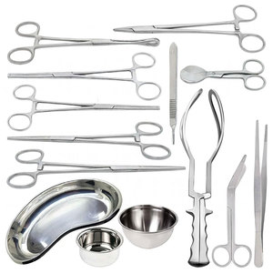 Ensemble complet d'instruments chirurgicaux manuels en acier inoxydable de qualité supérieure, kit médical professionnel pour hôpitaux et cliniques, kit de pansement - Product Image 5
