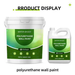 קל חלקה חלקה חלקה לסיים ציפוי pu אטרקטיבי עבור קירות מסחריים הביתה צבע קיר פוליאוריטן נוזלי - Product Image 2