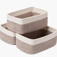 Panier à linge pliable personnalisé grande taille, panier à jouets pour chien, sacs écologiques dégradés marron en stock, vente en gros