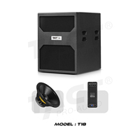 Système de sonorisation toutes saisons avec subwoofer 18 pouces, équipement audio étanche 10 pouces, sonorisation active en ligne