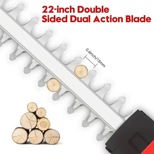Outil <span class=keywords><strong>de</strong></span> jardin sans fil 21V alimenté par batterie au d'arbres coupe <span class=keywords><strong>de</strong></span> plantes en gros taille-<span class=keywords><strong>haie</strong></span> électrique à Double lame - Product Image 2