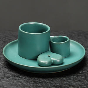 Tempat lilin aromaterapi keramik gaya Nordic minimalis, tempat lilin Sage Holy Wood Tray dekorasi suasana dupa tempat <span class=keywords><strong>Diffuser</strong></span> - Product Image 6