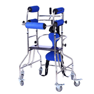 उच्च गुणवत्ता अक्षम बड़े चलने सहायता Hemiplegia वॉकर पुनर्वास चिकित्सा व्यायाम डिवाइस के साथ पहियों - Product Image 2
