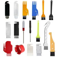 Kit d'outils de nettoyage universels pour robots aspirateurs : petite brosse, tournevis, brosse à nid d'abeille, grattoir à crochet, couteau-brosse de nettoyage