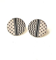 Boutons de manchette Kufiyya palestinien Bijoux faits main Acier inoxydable 316L Boutons de manchette Kufiyya arabe palestinien plaqué or 18 carats
