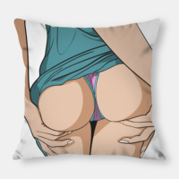 Housse de coussin carrée douce en polyester 100% avec motif de jambes sexy, pour femmes, filles et dames, de haute qualité
