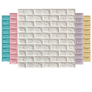Moderne 77*70cm 3D étanche motif géométrique auto-adhésif haute qualité cuisine et salle de sport panneaux muraux pour la décoration de la maison - Product Image 1