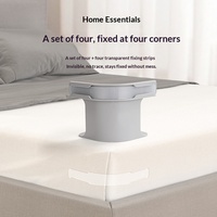 Attaches de draps invisibles multifonctionnelles sans aiguille, pinces de fixation antidérapantes pour literie, housses de couette