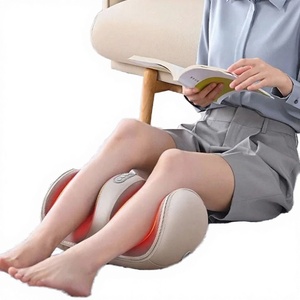 LEMESY China Electric Roller Shiatsu <b>Vibration</b> Air Pressure Foot and Calf Massager with Timing <b>Control</b> PU Material Model Z01 - Product Image 3