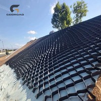 Geocelda Georoad TGLG de HDPE con 5 Años de Garantía, Ecológica para la Estabilización de Arena en el Desierto en el Medio Oriente
