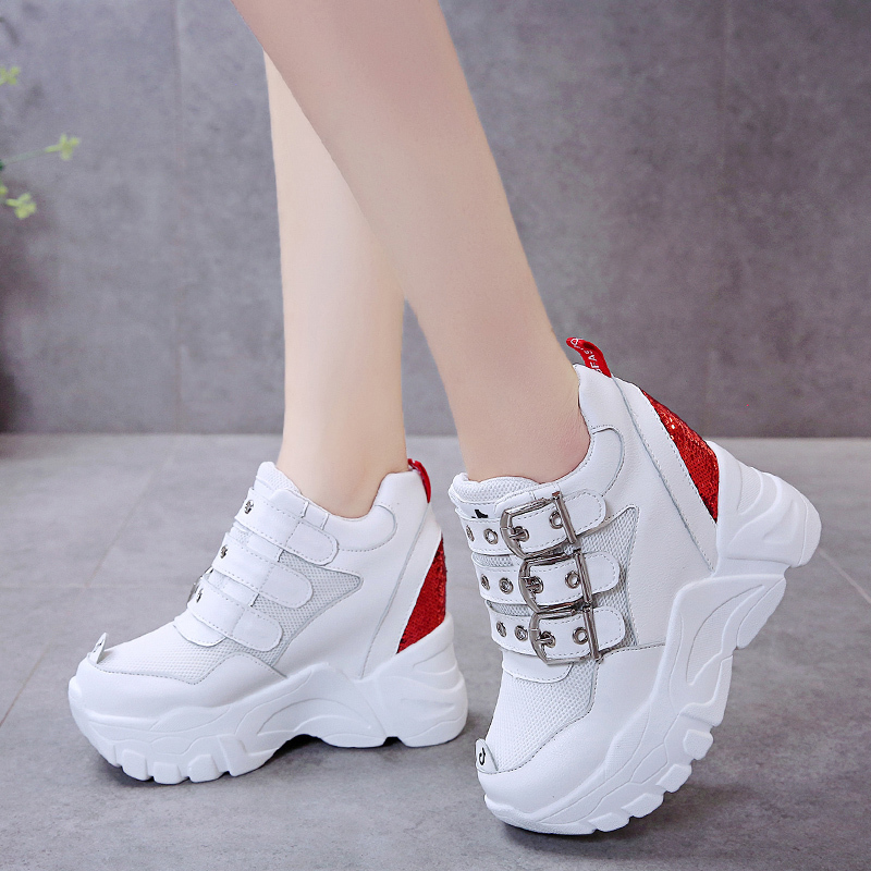 Zapatos de mujer con cuña y tacón oculto, tobilleras, plataforma ancha y  alta : Ropa, Zapatos y Joyería - Amazon.com