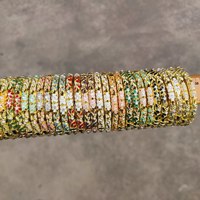 Bracelet en émail de haute qualité pour femmes, cadeau, style chinois traditionnel, double fleur avec strass en zircon, bracelet cloisonné