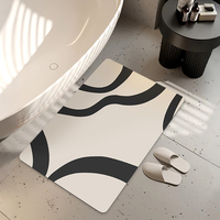 Tapis de bain lavable, tapis de salon antidérapant, tapis pour salle de bain