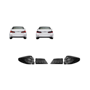 Feux arrière à LED, ensemble de pièces automobiles, feux arrière à effet écailles de dragon, feux arrière modifiés pour BMW Série 5 G30 G38 - Product Image 1