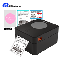 Impresora de Etiquetas Térmicas de 4 Pulgadas (104 mm) al por Mayor de Fábrica, 160 mm/s, Impresora de Códigos de Barras, Códigos QR, USB, LAN, Ethernet, en Stock, MHT-L9250