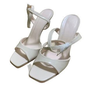 Sandales à talons aiguilles pour femmes, bout ouvert, bride arrière, à lanière cheville, escarpins sexy de qualité pour femmes - Product Image 2