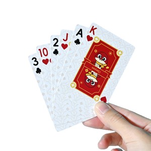 Custom <b>Playing</b> <b>Cards</b> 57x87mm Rounded Corners Gold Foil New Year Design For Guandan Game Eco Friendly Coated Paper - Product Image 2